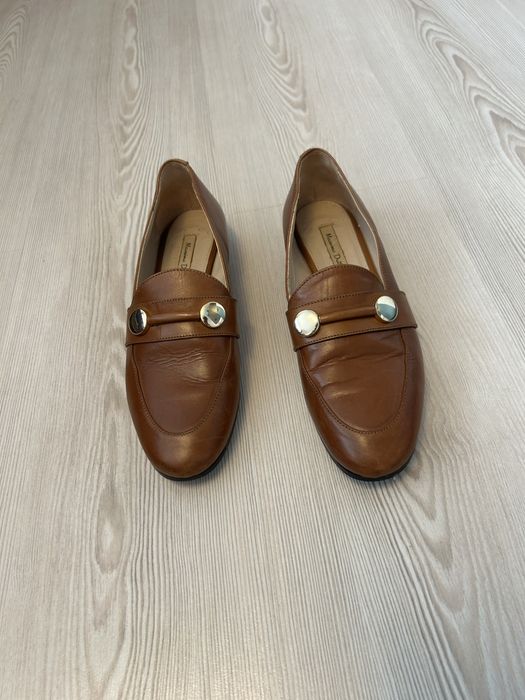 Pantofi eleganți maro din piele – Massimo Dutti