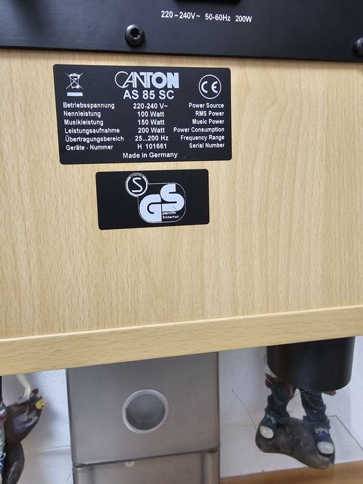 Subwoofer Activ CANTON AS 85 SC