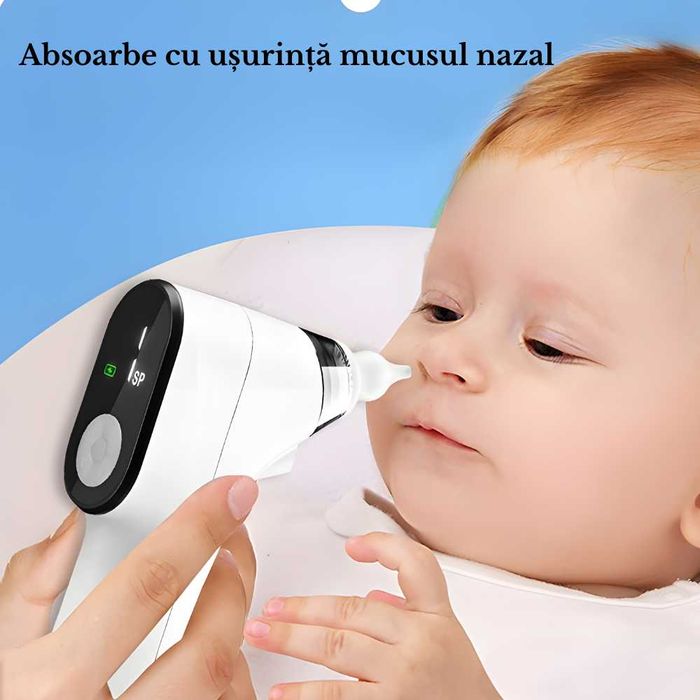 Aspirator Nazal Electric Premium, pentru Copii, Bebelusi si Adulti