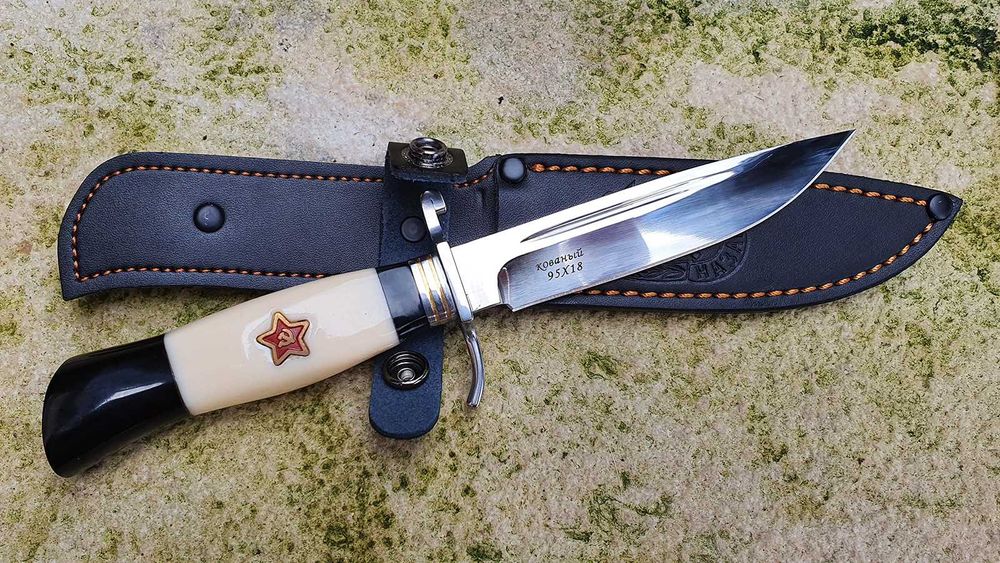 Cutit lupta rusesc Finka NKVD CCCP Stroporez Zlatoust URSS briceag