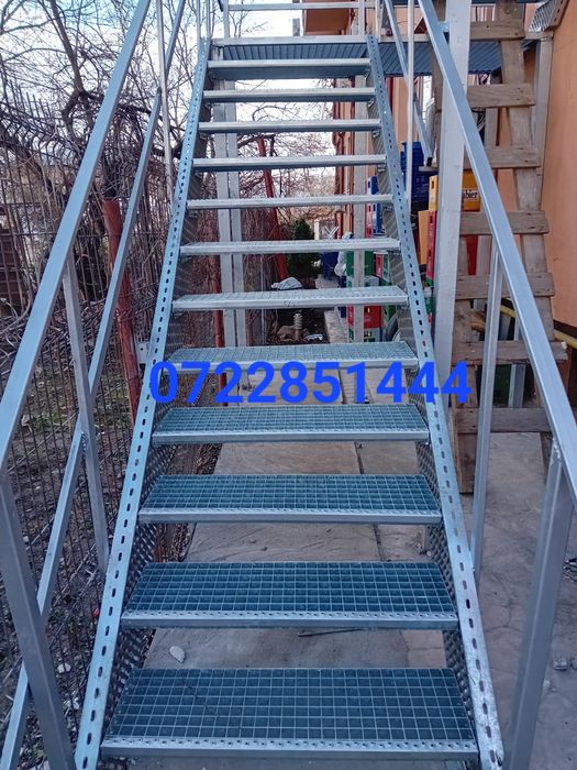 Scara metalica zincata 6,5m l