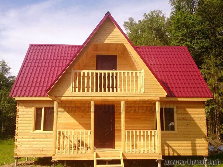 Cabane pe structura din lemn
