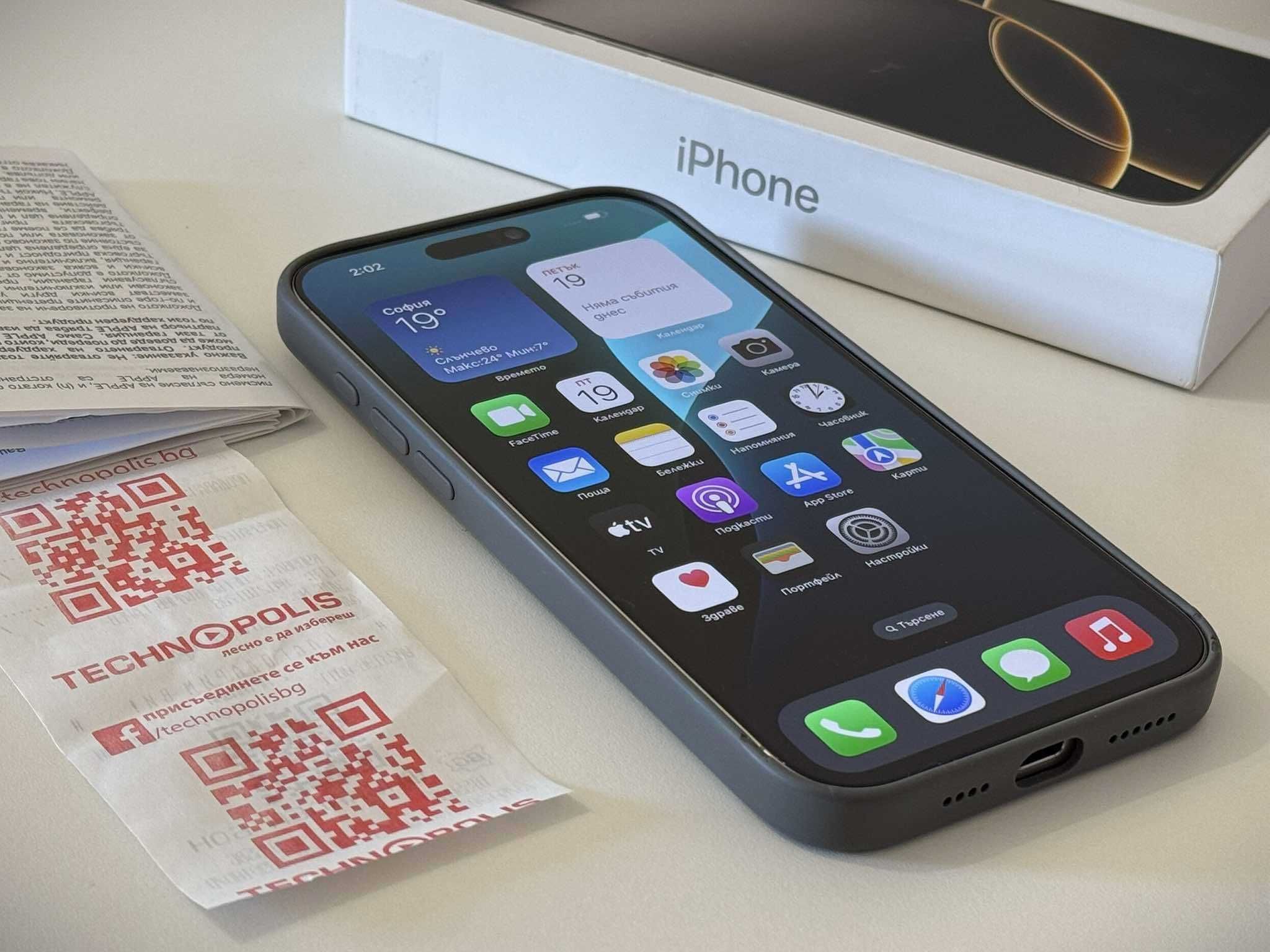 Бартер! Гаранция! iPhone 16 Pro Маx Natural Titanium