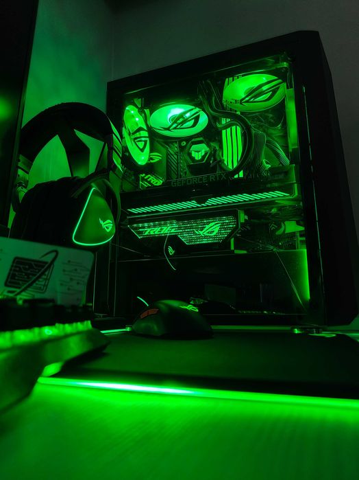 Настолен компютър ASUS ROG i5-11600K/32GB/RTX 3070 +МОНИТОР