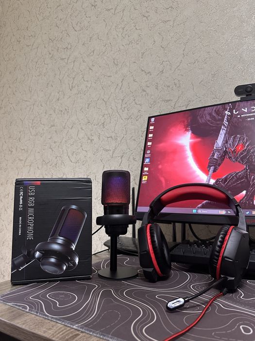 Продаются игровые наушники + микрофон