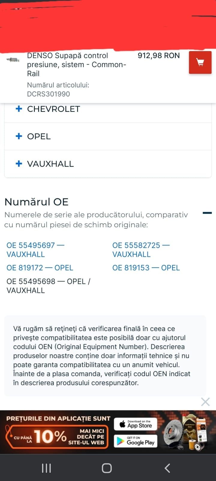 DENSO DCRS301990 Supapă control presiune, sistem - Common-Rail.