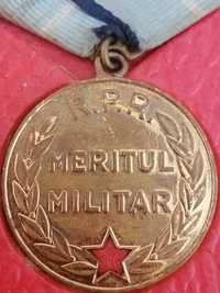 MEDALIE ORIGINALA "Meritul Militar al RPR  CL. I" 1965