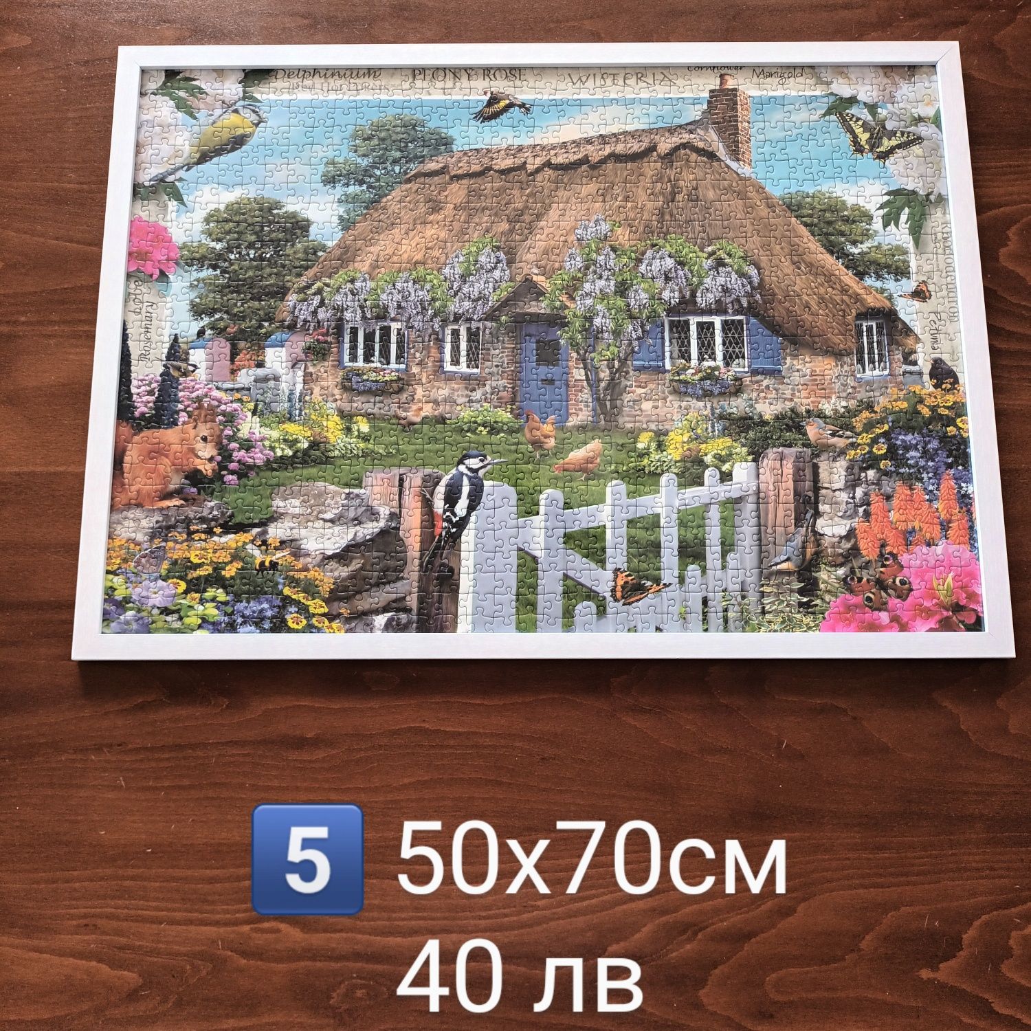 Картина-пъзел в рамка 50х70см