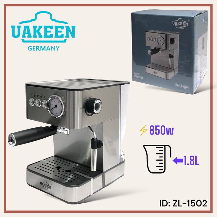 Кофемашина UAKEEN ZL-1502 Kofemoshina delonghi philips Espresso Latte