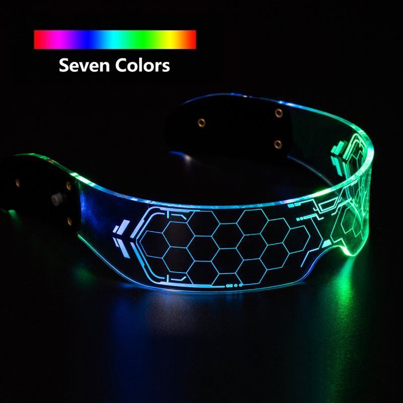 Светещи PARTY LED очила, режим в 7 цвята.