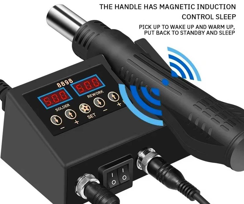 Statie de rework letcon + suflanta aer cald 2 in 1