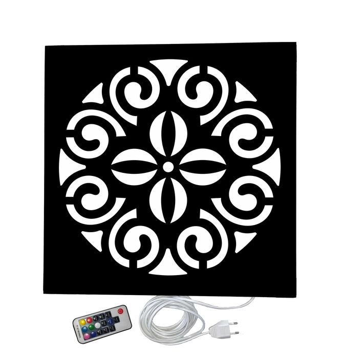 Vând tablou decorativ cu iluminare LED – Decupat CNC