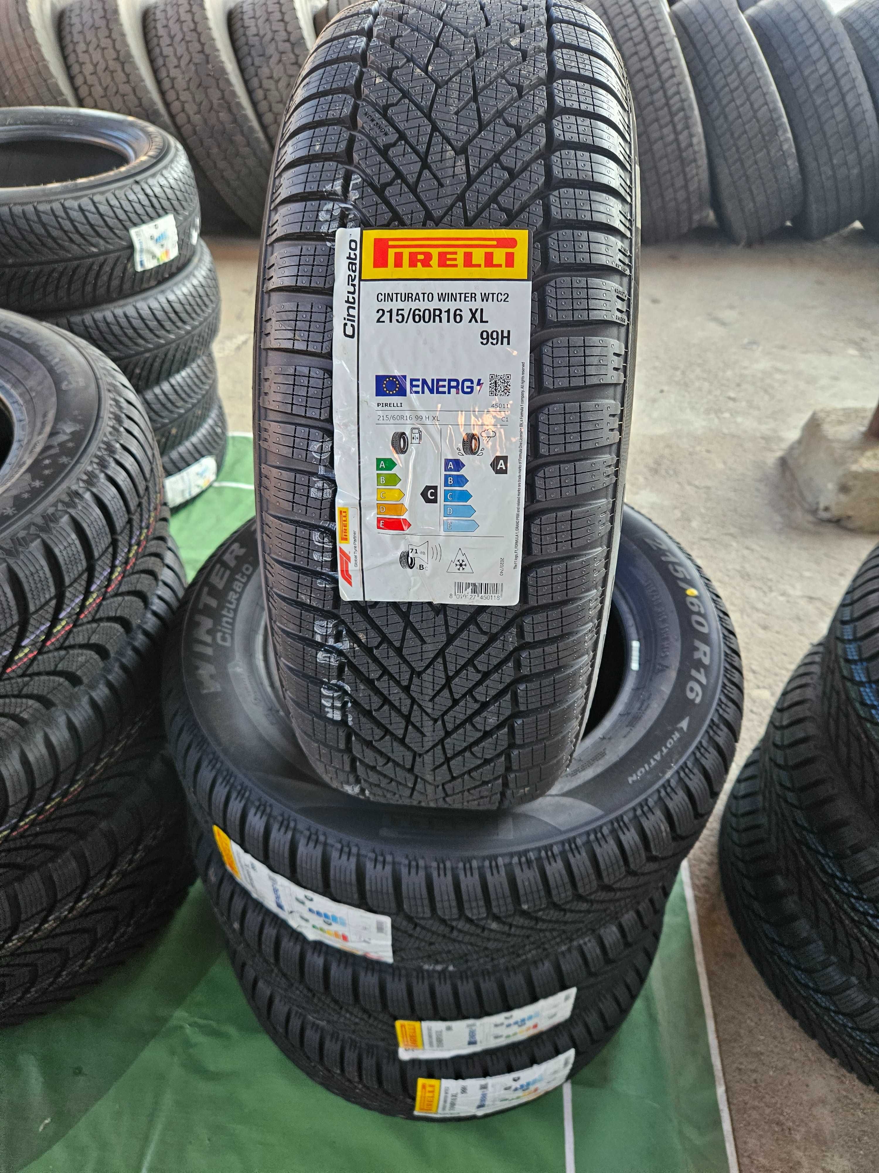 4 Нови зимни гуми 215/60R16 Pirelli WTC2 99H M+S XL DOT3224