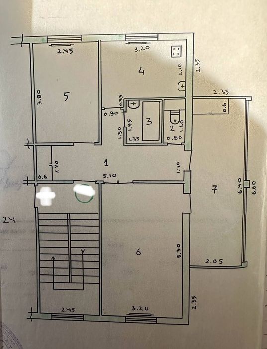 Продаётся двухкомнатная на Карасу 2