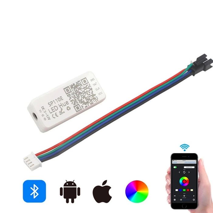 Controler Bluetooth banda led RGB RGBW, Digitala WS2811 WS2812B SK6812