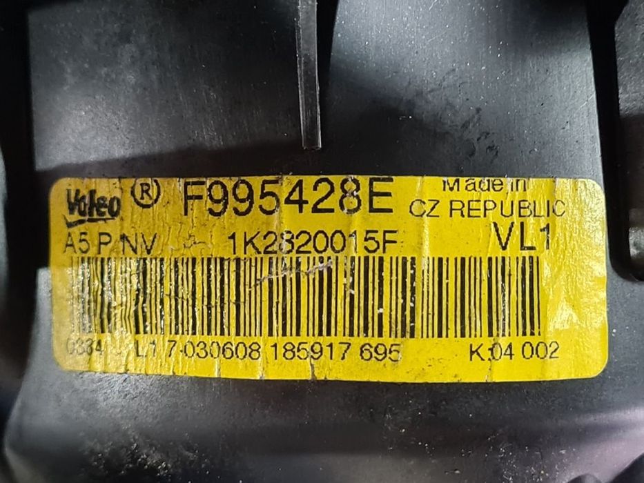 Aeroterma Volkswagen Tiguan 5N 2007 - 2011 (989) 1k2320015F