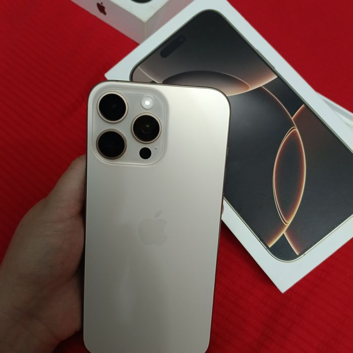 Iphone 16 pro max 100% 192 sikl  256Gb