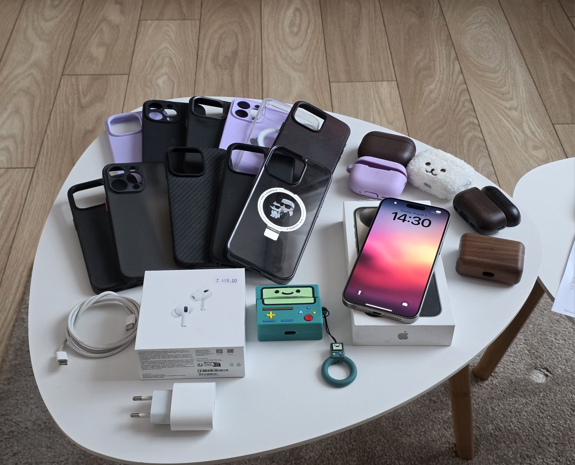 Гаранция! iPhone 15 Pro Max + Airpods Pro 2