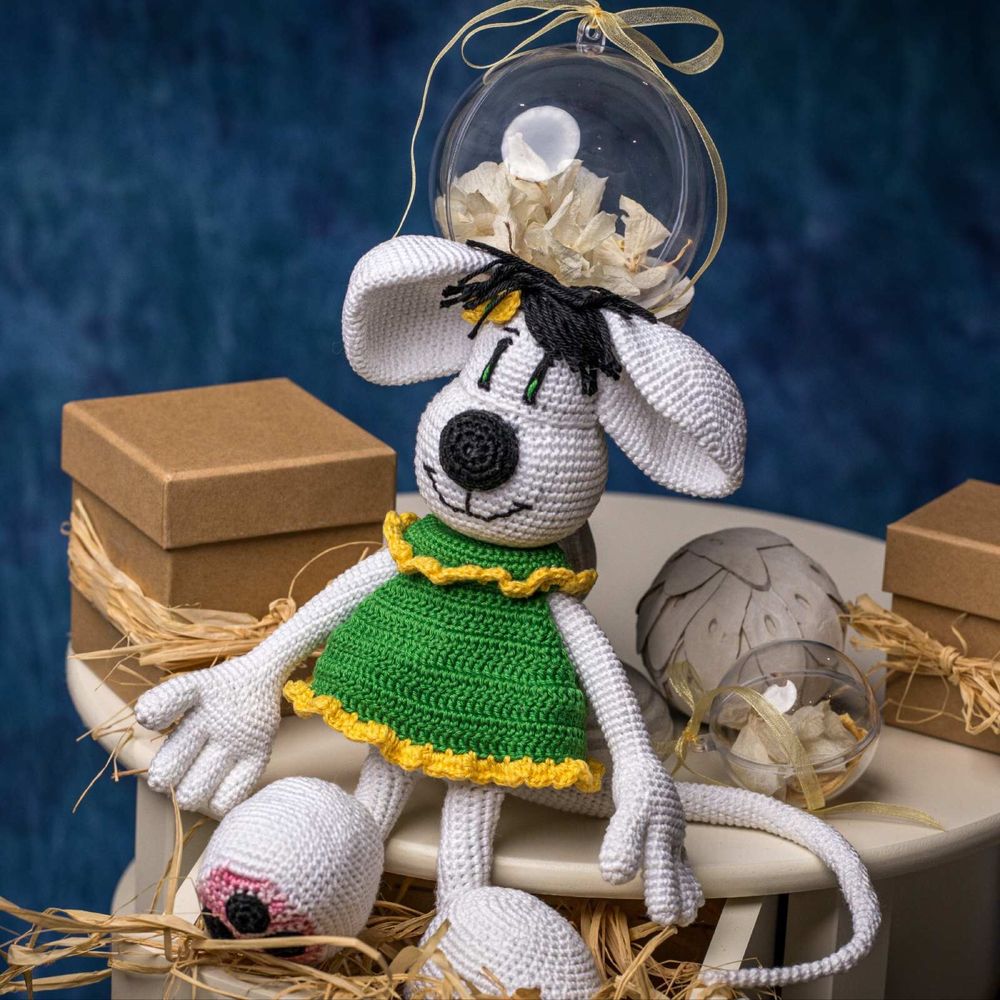Плетени играчки на една кука-Зайче и Мишле