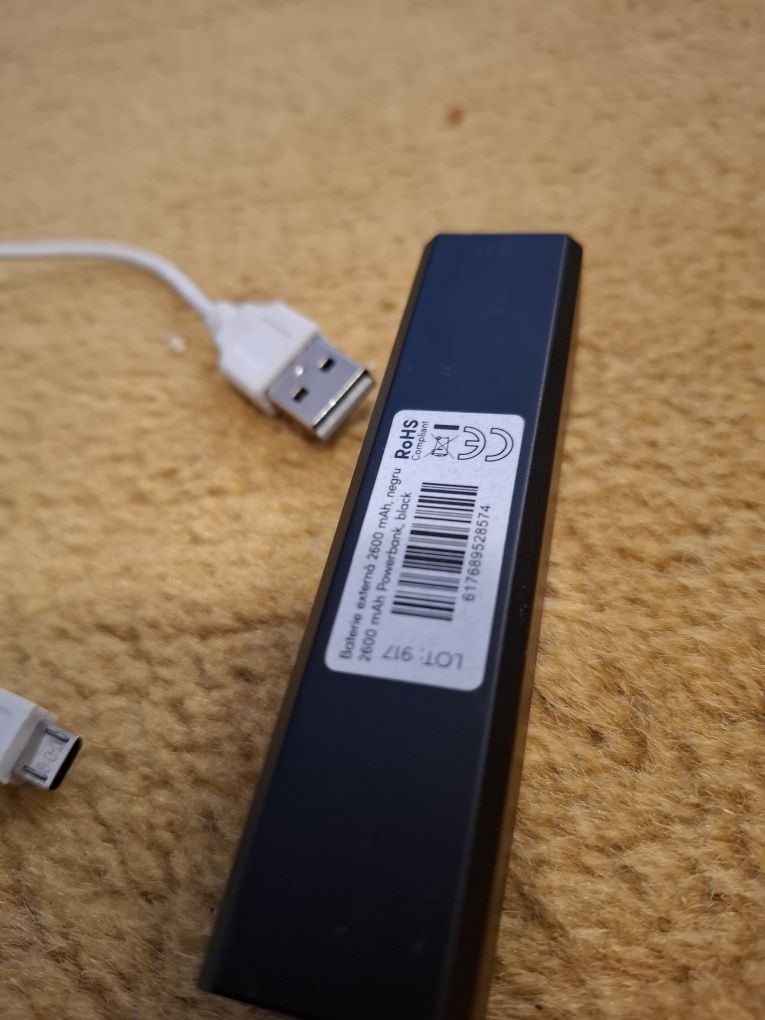 Baterie externă 2600 mAh ABC (Google)