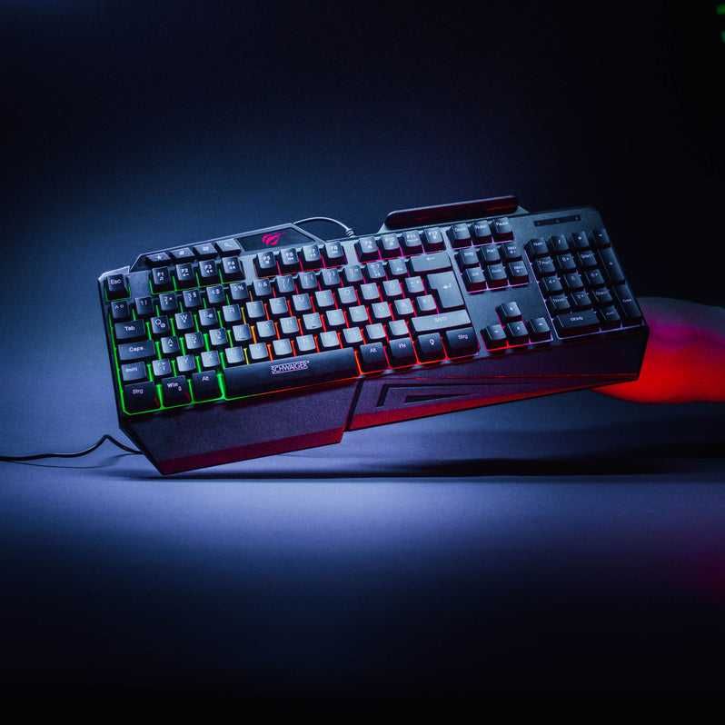 Геймърска клавиатура SCHWAIGER Gaming Tastatur GT108, RGB подсветка