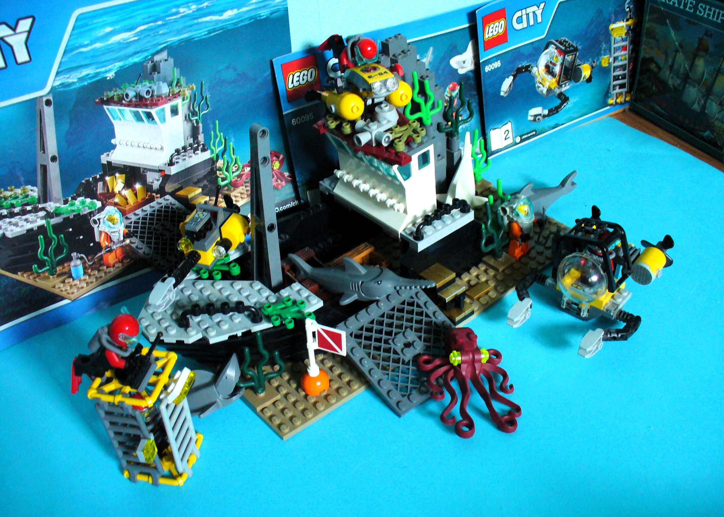 LEGO® City 60095 Дълбоководен изследователски кораб+60092+600991
