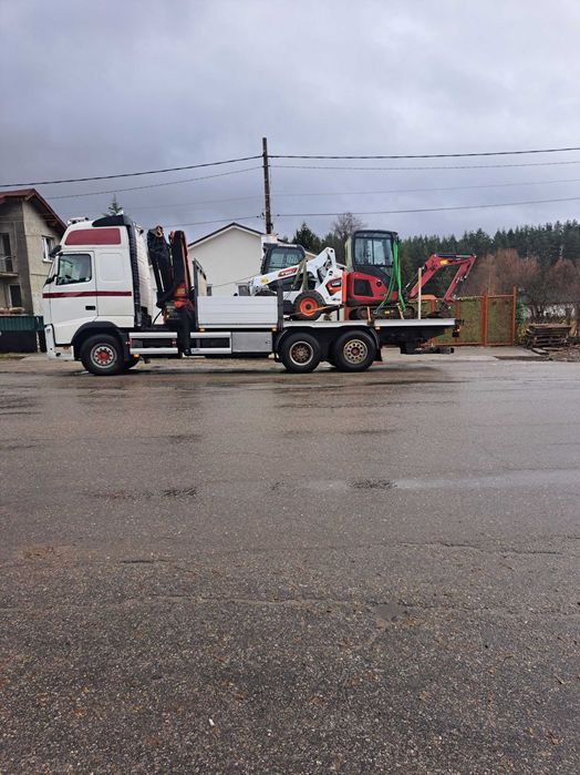 Камион с кран услуги транспорт 24 м.