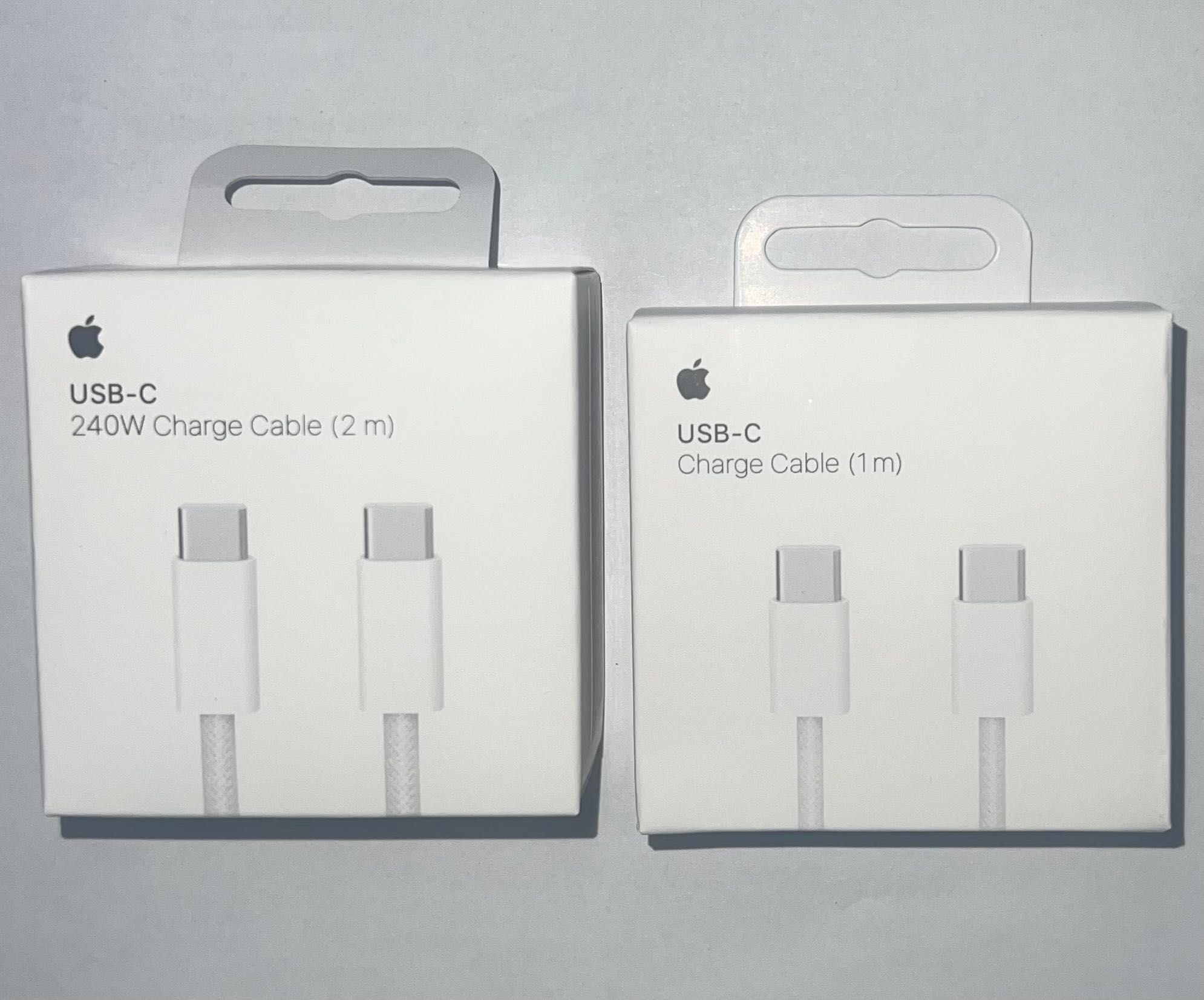 Apple USB-C to USB-C Charge Cable (1m, 2m) нов модел