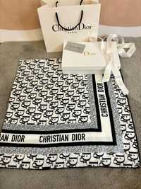 Esarfa Christian Dior alba