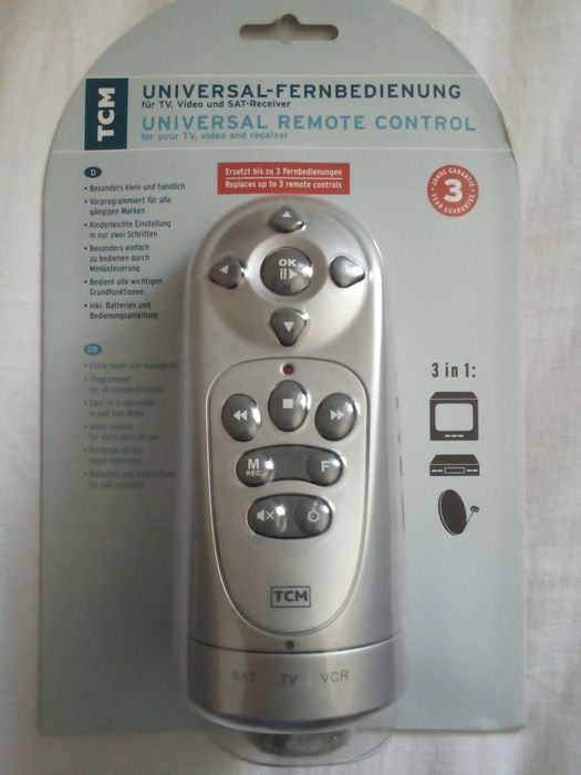 Telecomanda TCM trei în unu, noua