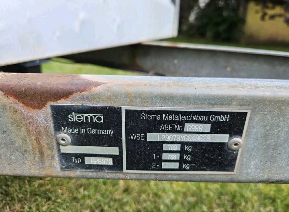 Remorca STEMA 700kg
