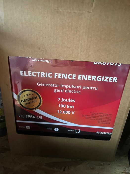 gard electric rola fir impamantare baterie generator panou solar