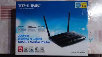 Роутер TP-LINK,300Mbps ADSL2+Modem Router, model TD-W8970