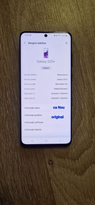 ‼️Telefon Samsung Galaxy S20+ plus ‼️