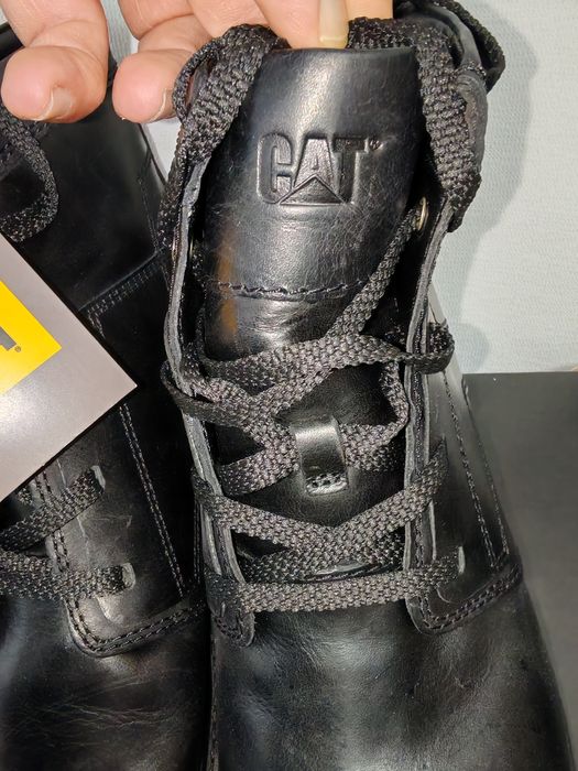 Чудесни мъжки боти от естествена кожа CAT №44