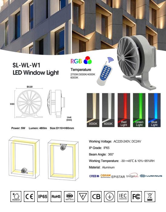 Raza lumina led glafuri ferestre salon nunta hol birouri