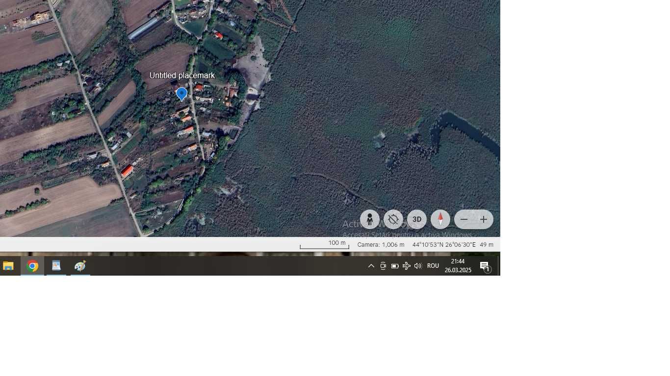 vand teren 1600 mp aproape de delta Neajlovului