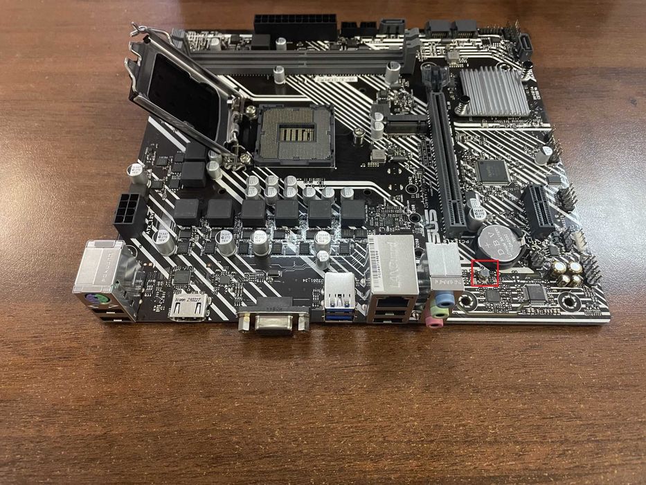 Материнская плата ASUS PRIME H510M-K. НА ЗАПЧАСТИ