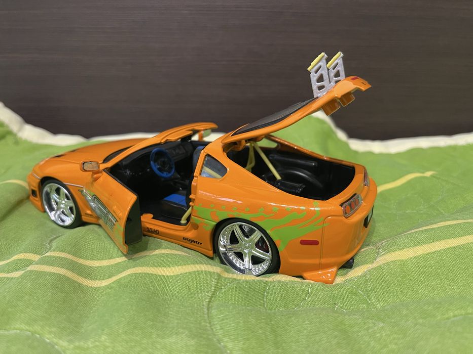 Мащабен модел Toyota Supra 1:24 Jada Toys Бързи и Яростни Тойота Супра
