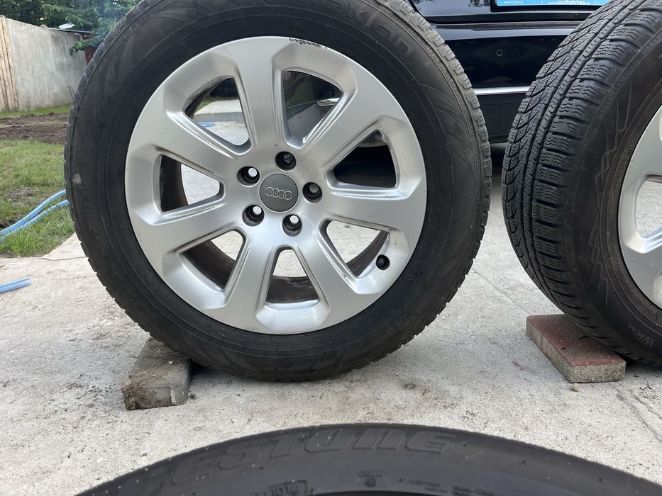 Jante de audi a6a7,a8 cu anvelope de iarna si separat anvelope de vara
