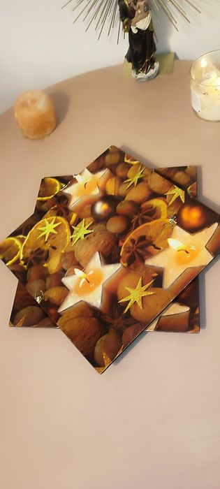 Platouri decorative, motive iarnă, modele deosebite