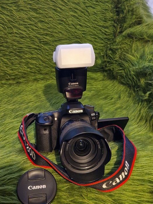 Canon 80d с обектив 18-135 is usm
