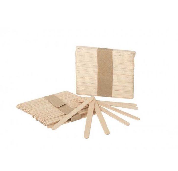 Set Spatule de Lemn pentru Epilare, 50 de bucati