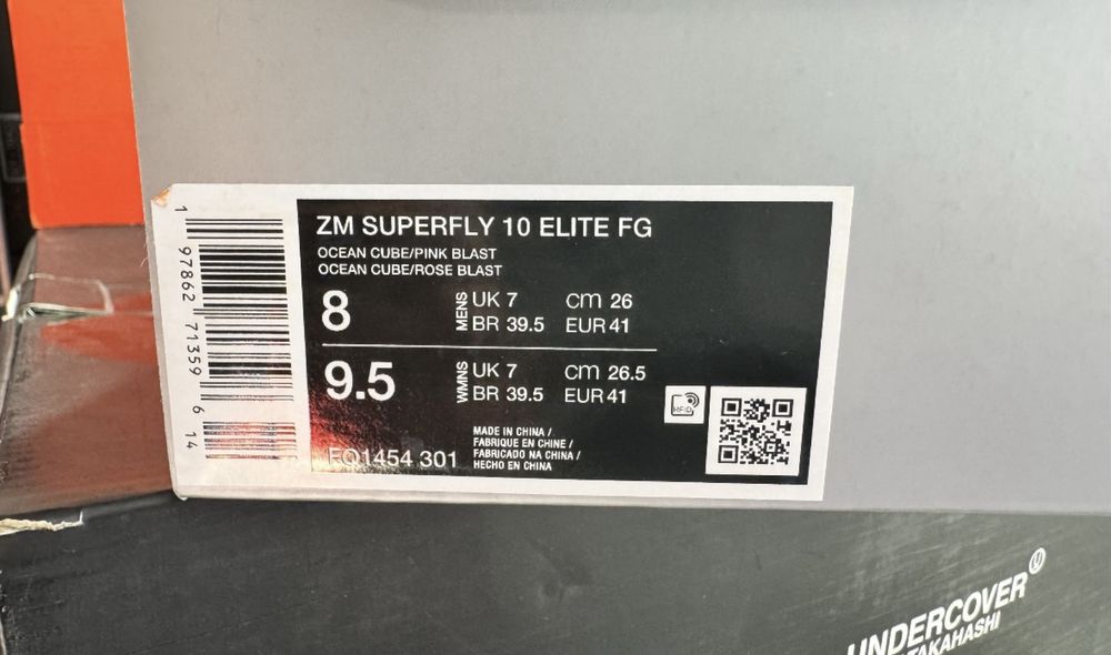 Оригинални!Nike Mercurial Superfly 10 Elite FG - 41,42.5,44.5 ShoeMag