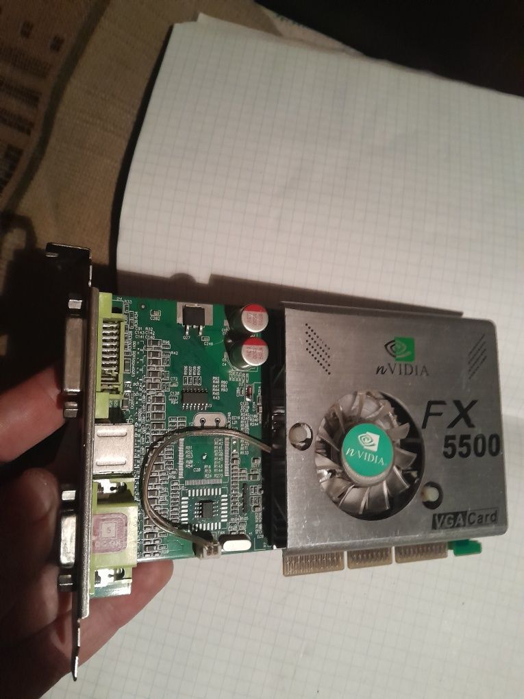 Видеокарта Nvidia Ge Force FX 5500 слот AGP 512 MB 512MB дл компьютера