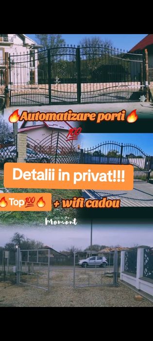 Automatizări porti Wifi inclus Montaj inclus