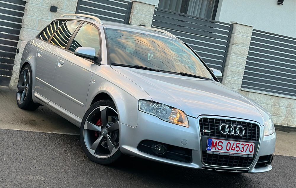 Audi A4 S-line plus, 170cp, navigatie, jante Rotor