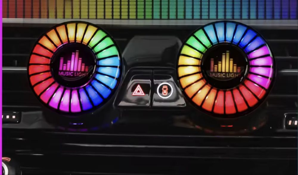 1 bucată = Lampă ritmică pentru interiorul mașini dumneavoastră .