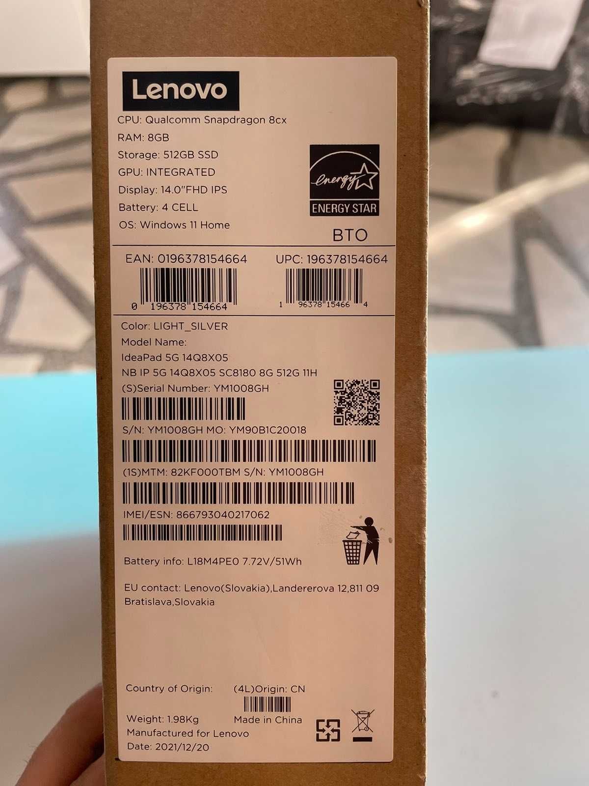 LENOVO IdeaPad 5G 14Q8X05