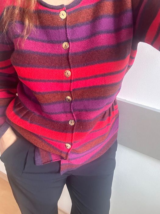 Weekend Maxmara елегантен панталон и вълнена цветна жилетка Mansted